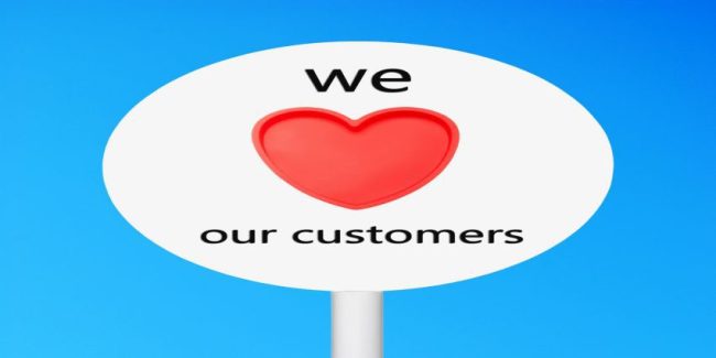 We love our customers