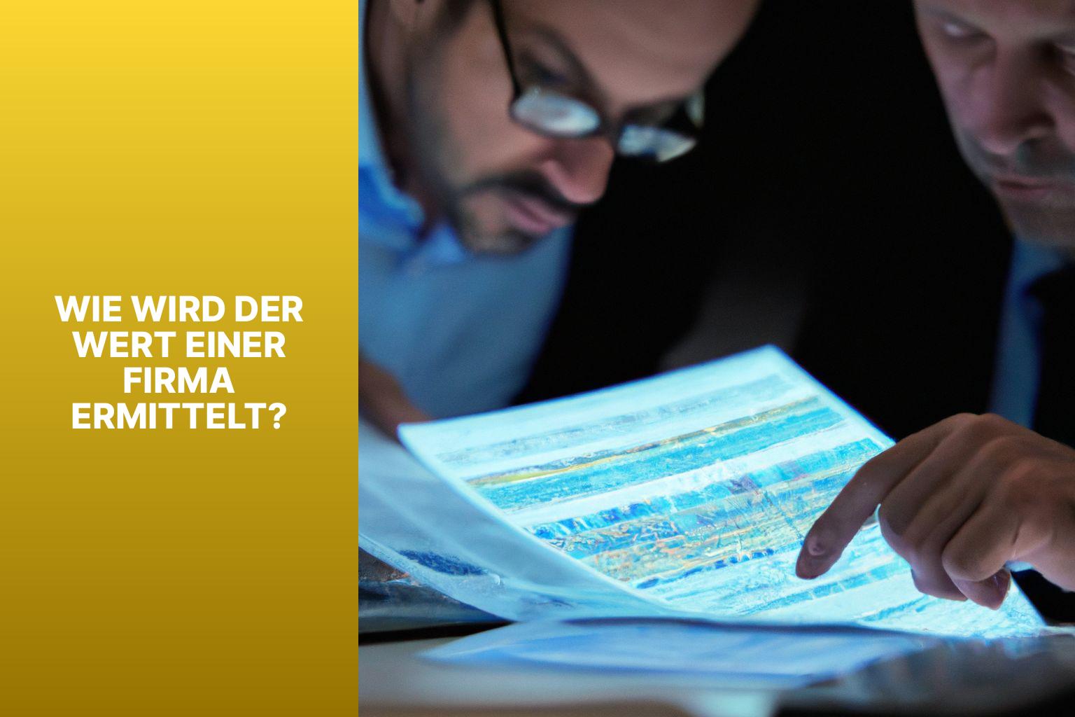 Wie wird der Wert einer Firma ermittelt? - firma verkaufen wert ermitteln 