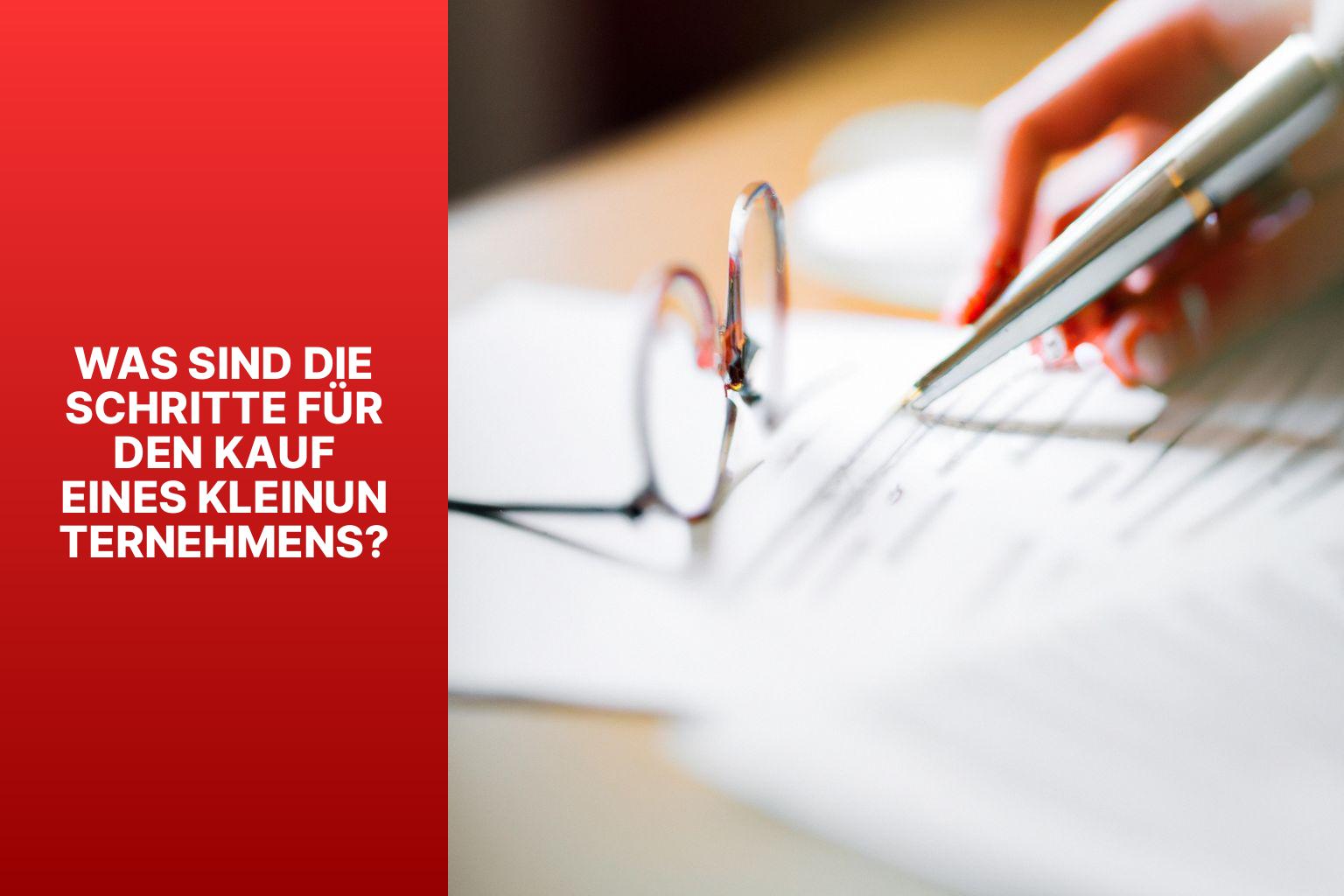 Was Sind Die Schritte Für Den Kauf Eines Kleinunternehmens? - kleinunternehmen kaufen 