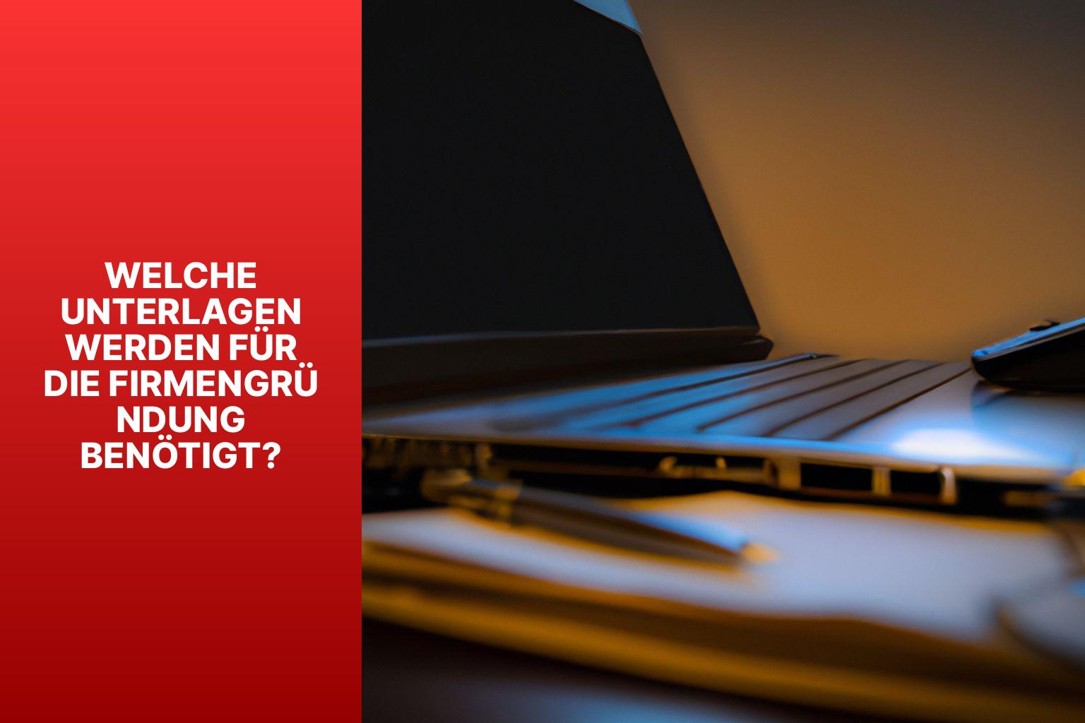 Welche Unterlagen werden für die Firmengründung benötigt? - wie gründet man eine firma 