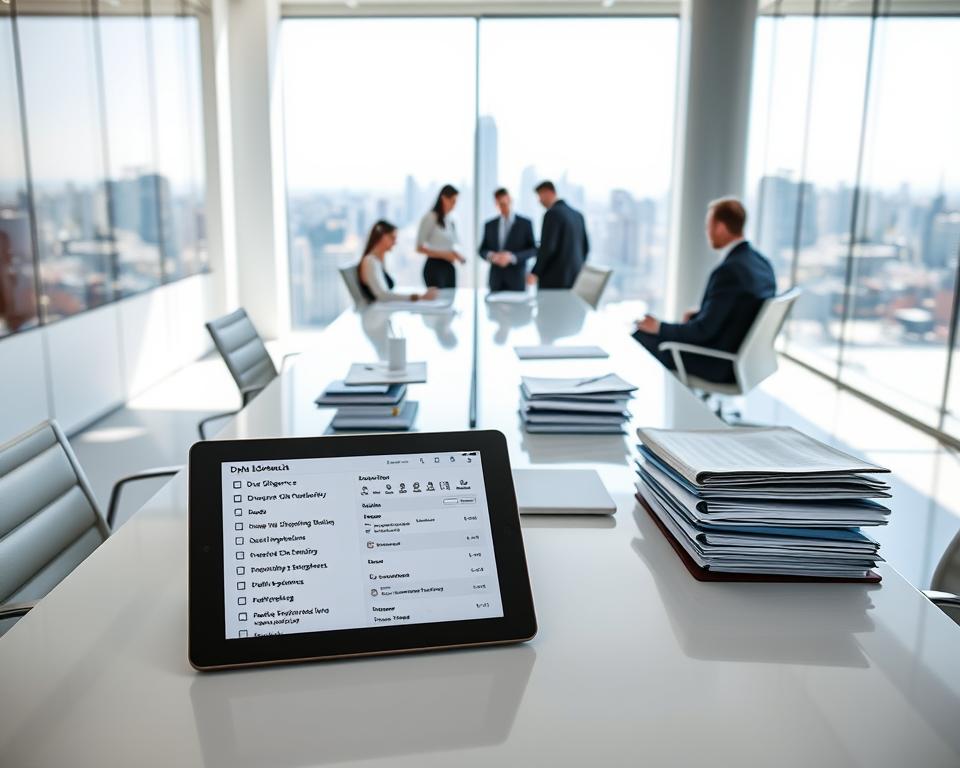 Datenraumstrukturierung für Due Diligence