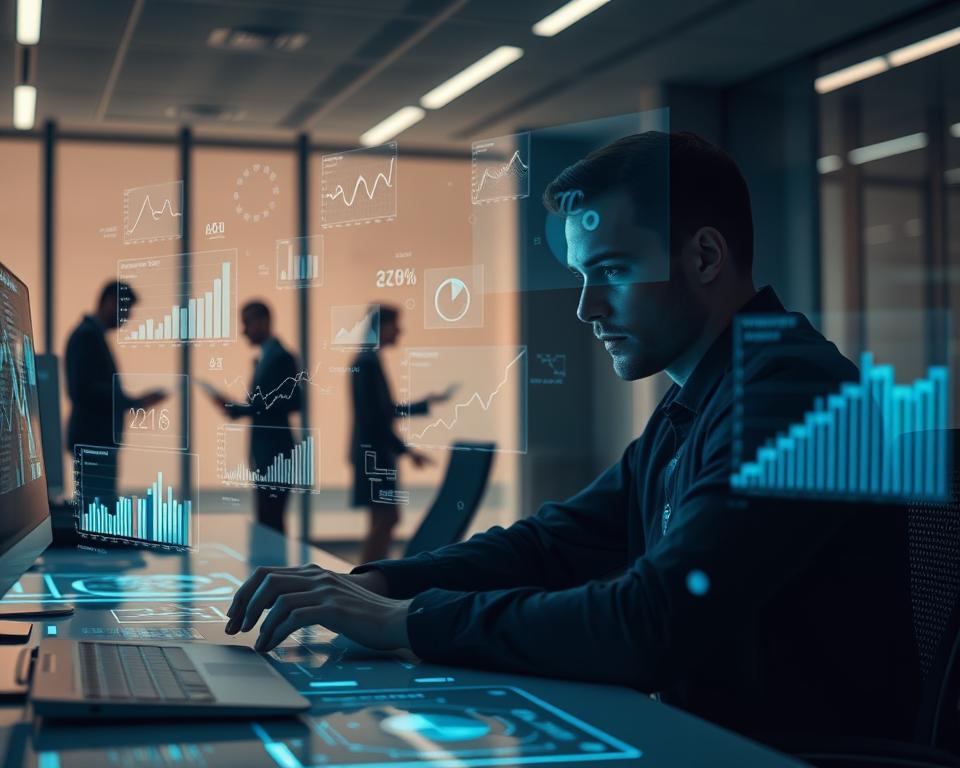 Datenanalyse durch KI-Algorithmen