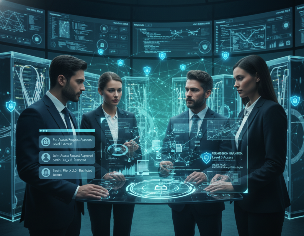 KI-Chat im Datenraum mit berechtigungsbasiertem Zugriff KI-Chat im Datenraum mit berechtigungsbasiertem Zugriff