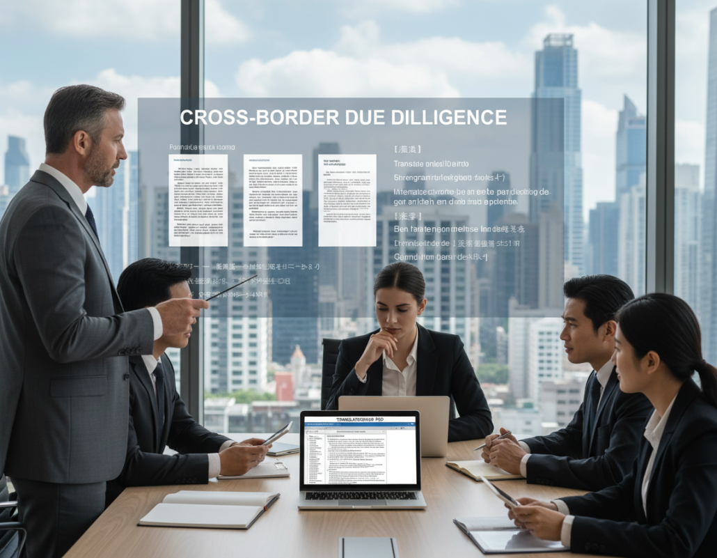 Due Diligence bei internationalen Übernahmen mit Sprachbarrieren Due Diligence bei internationalen Übernahmen mit Sprachbarrieren