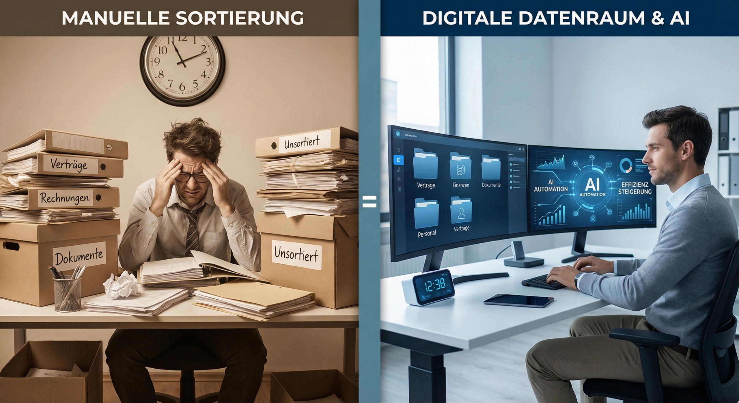 20 Stunden pro Woche zurückgewinnen: So sparen Sie Zeit in der Due Diligence 2 Manuelle vs. automatisierte Due Diligence