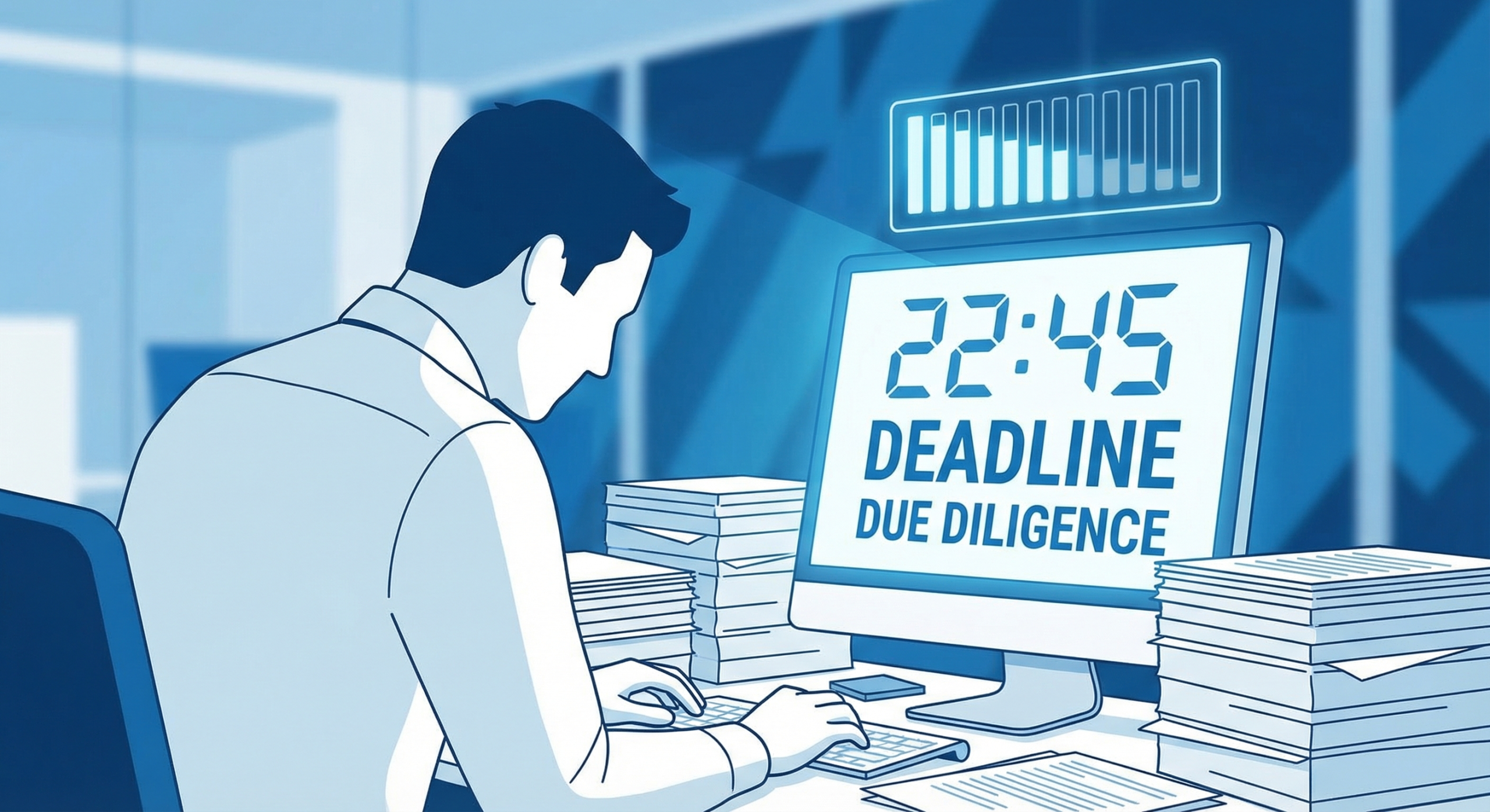 20 Stunden pro Woche zurückgewinnen: So sparen Sie Zeit in der Due Diligence