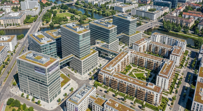 Immobilien Portfolio Luftansicht - Due Diligence Datenraum für mehrere Objekte