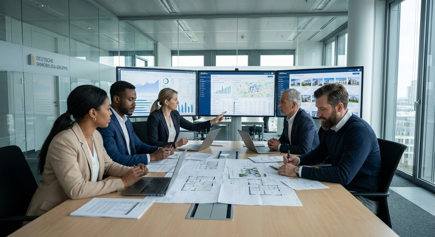 Immobilien Due Diligence Datenraum: 30 Objekte parallel managen – ohne Stress 1 Professionelles Team bei der Due Diligence