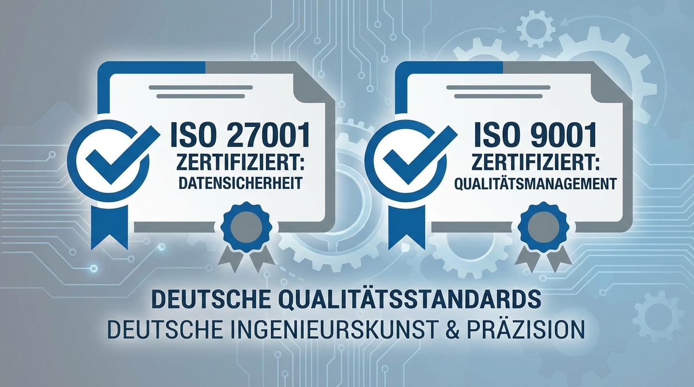 Compliance-Albtraum vermeiden: Wie Sie mit einem DSGVO-konformen Datenraum Bußgelder und Haftungsrisiken eliminieren 2 ISO 27001 Zertifizierung ist ein wichtiger Merkmal für einen DSGVO-konformen Datenraum