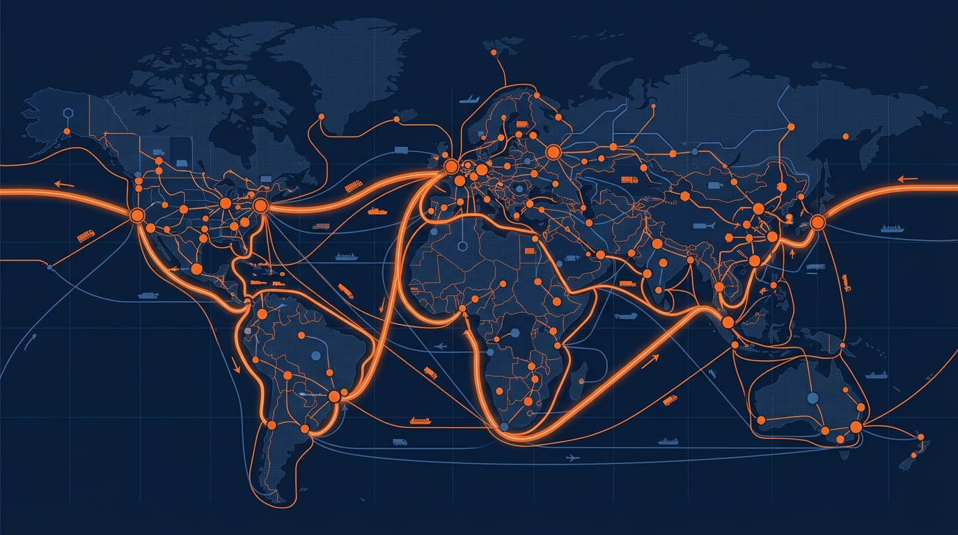 US-Zölle in der Due Diligence: Was Käufer jetzt prüfen 1 Globales Supply Chain Netzwerk