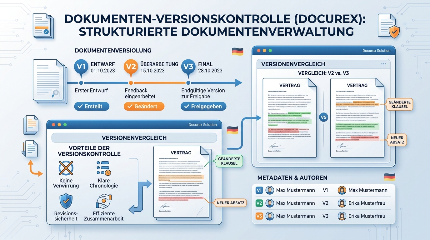 Dokumentenversionierung: Warum der falsche Stand teurer ist als kein Stand